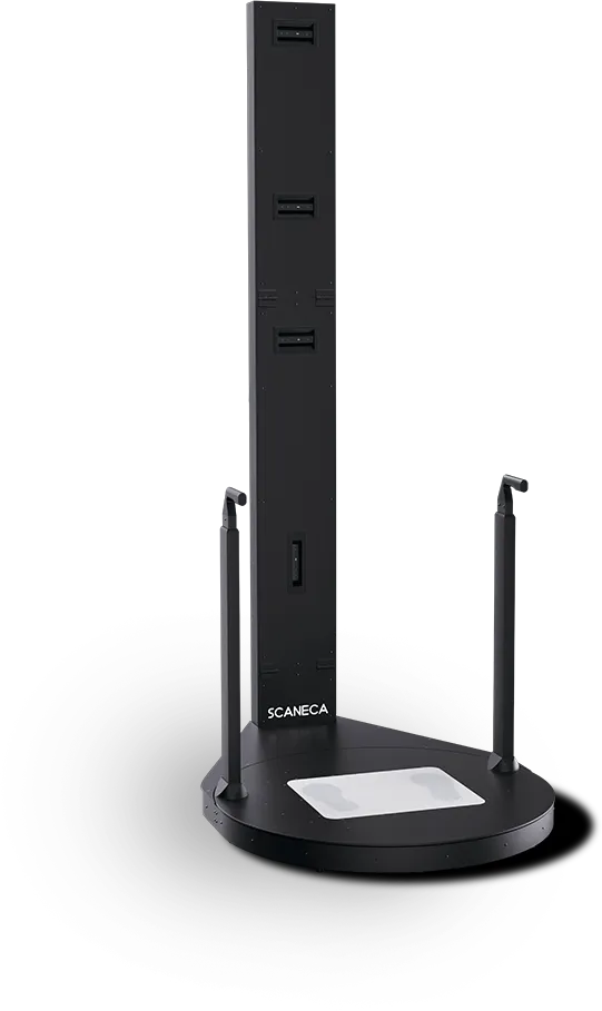 3D body scanner for measuring the body